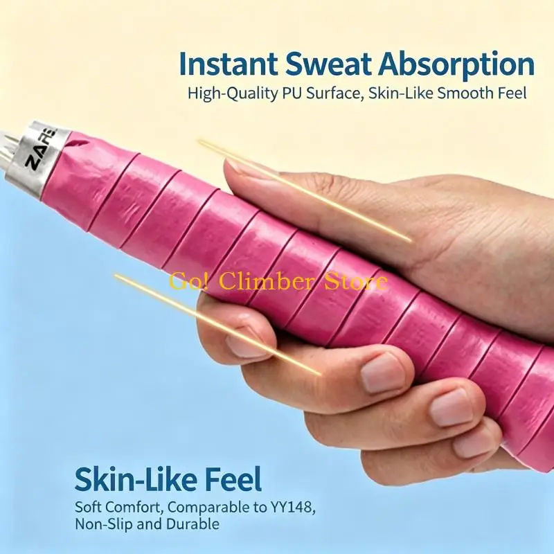 Q84C Tennis and Badminton Overgrip Tape for a More Secure Hold During Active Play
