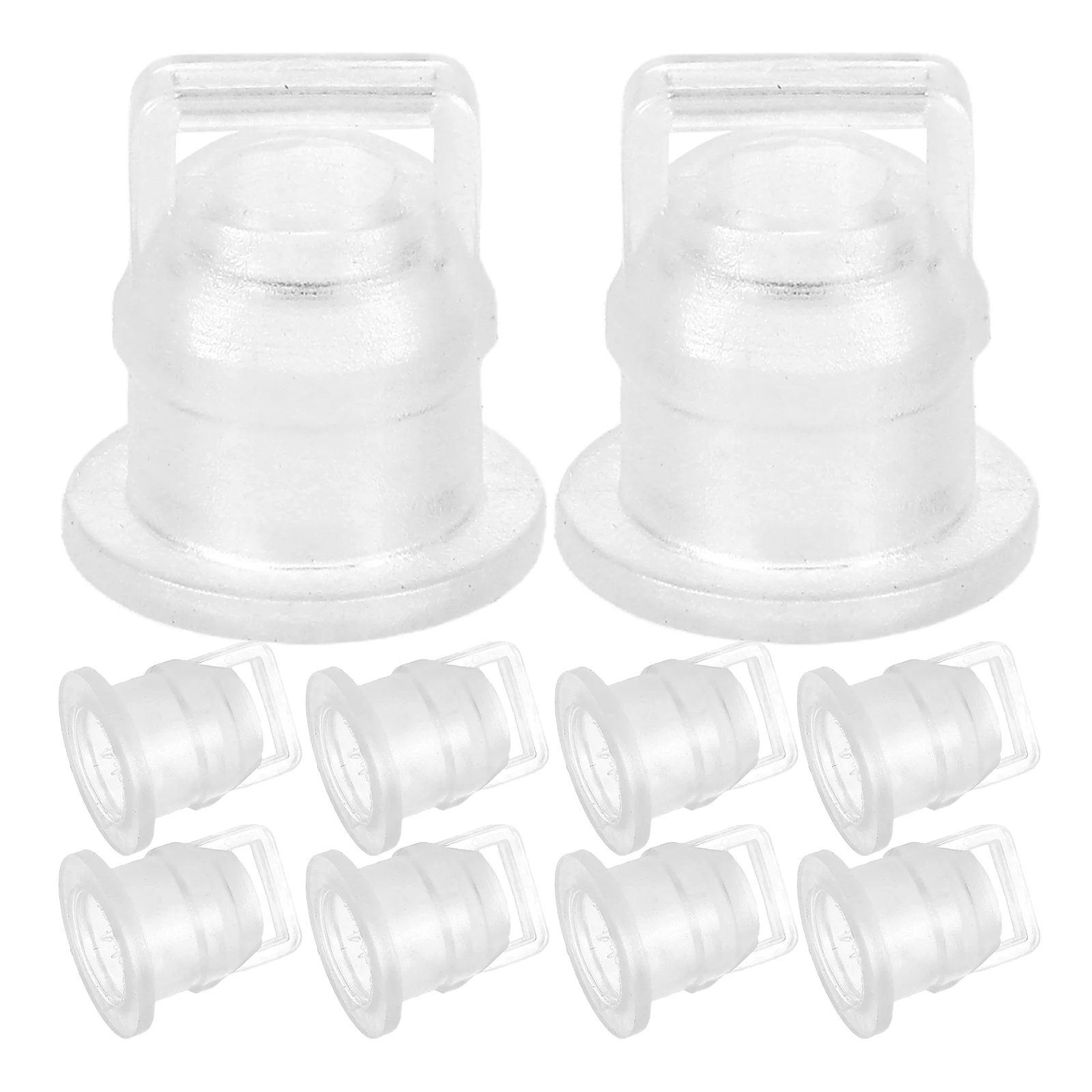 

10 Pcs Shift Connecting Rod Bushing Automobile Sleeve Gear Lever White Rubber for Cars