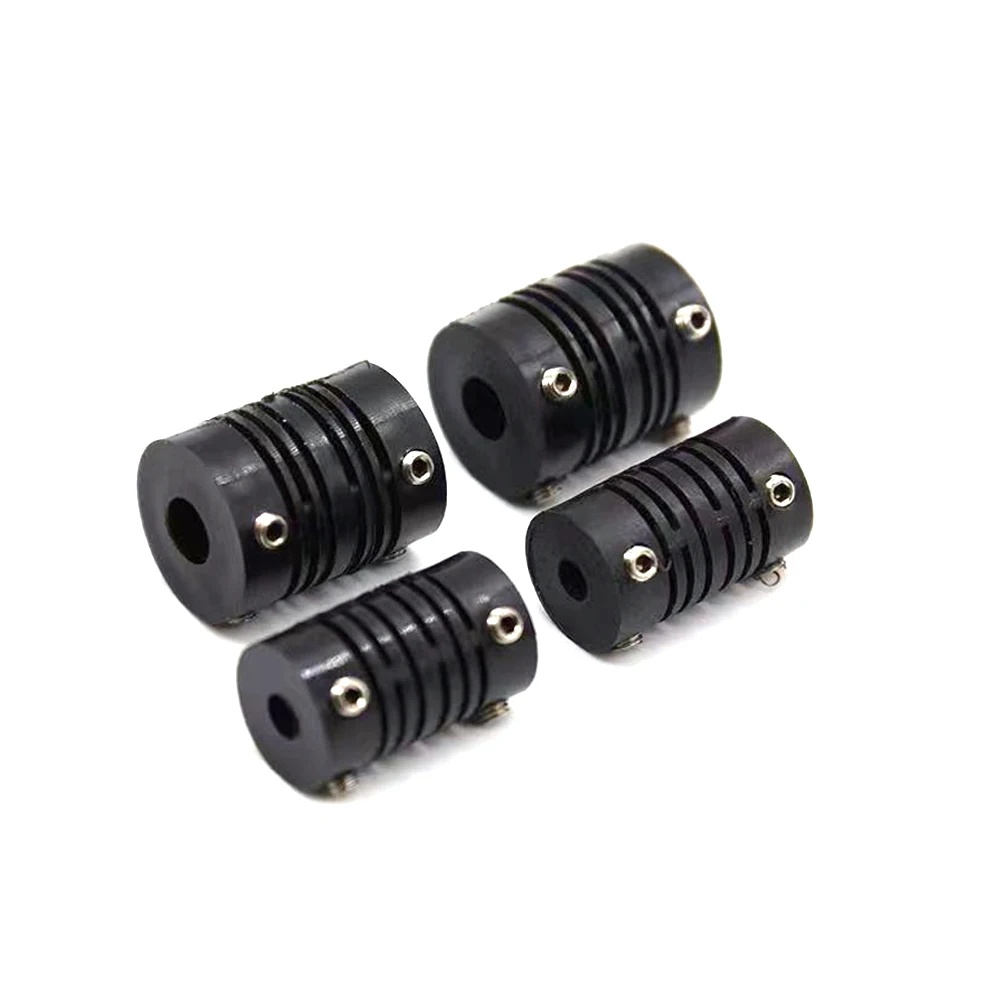 Plastic Nylon Coupling PA66 E6B2 Series D13L21/D14L21/D15L21/D19L23/D22L25mm 3D Printer Encoder Elastic Stepper Motor Shaft