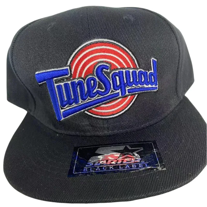 Space Jam Baseball Cap Men's and Women's Adjustable Buckle Flat Brim Hat Hip-hop Trend Fashion Versatile Male Hat