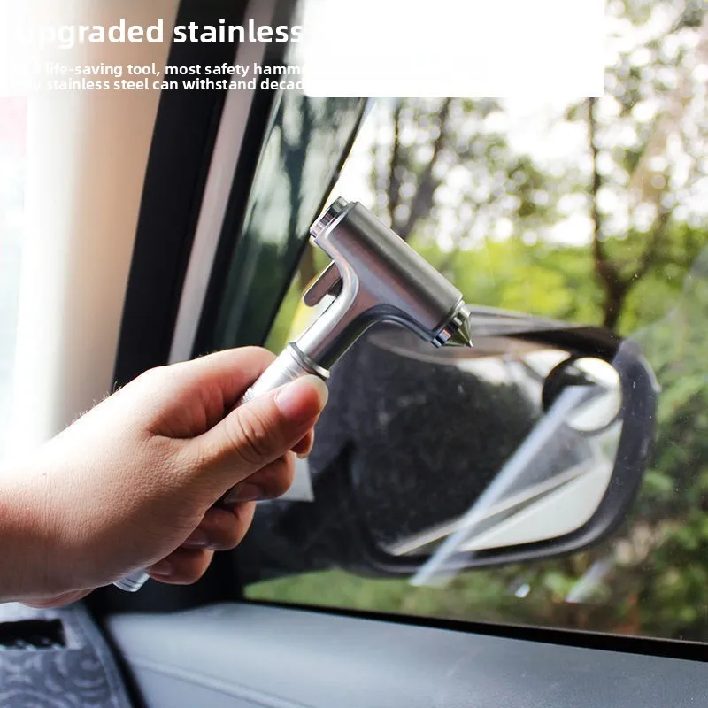 Car Safety Hammer Emergency Escape Tool,Tungsten Steel Window Breaker with Seatbelt Cutter,Car Emergency Rescue Tool for Vehicle