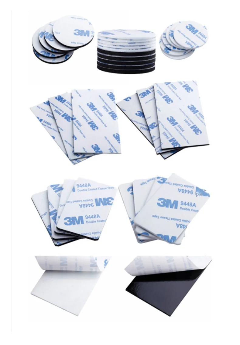 3M 9448A Double-Sided Adhesive Foam Tape, Strong Thickened Eva Adhesive, High Viscosity, Hook Ornaments for Vehicle Use view 5