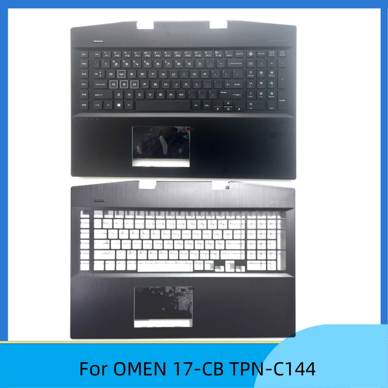

New For Omen 17-CB TPN-C144 Laptop Upper Case Palmrest Cover C Shell Backlit keyboard