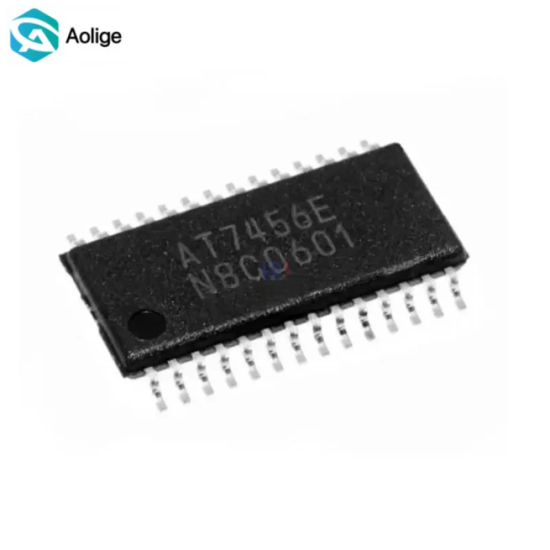 5PCS Original Authentic AT7456E Microcontroller (MCU) IC Chip with TSSOP-28 Package