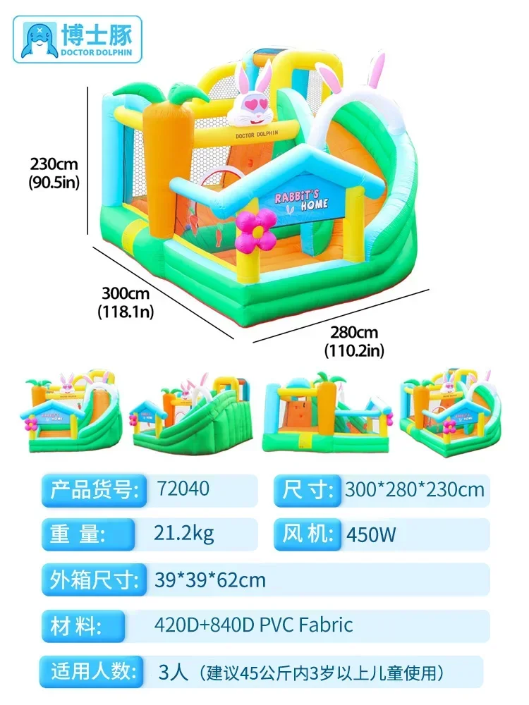 Kinder trampolin Haushalt Indoor kleine Rutsche Trampolin freche Burg Kletterwand