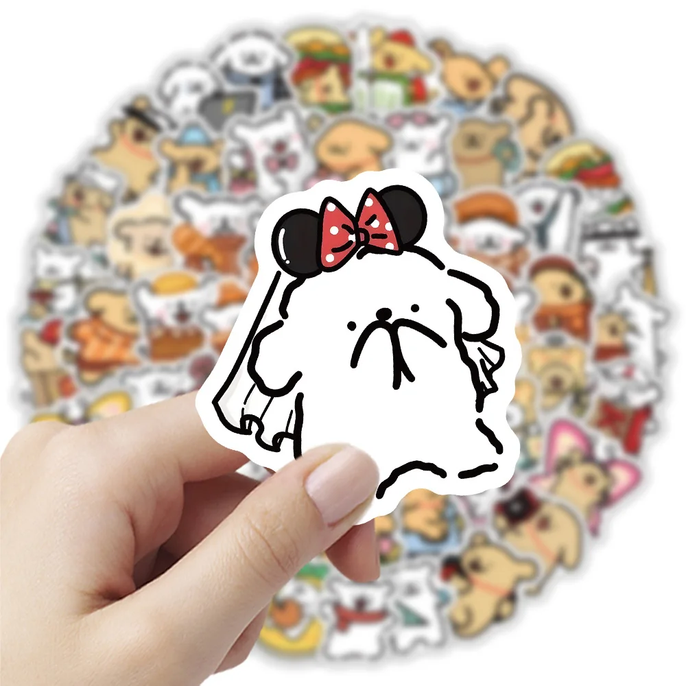 180pcs  new cute cartoon puppy stationery boxes, notebooks, laptops, and cup decorative stickers, popular with children