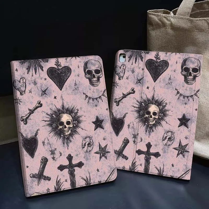 

Dark Red Rose Pattern Gift Tablet Case For Apple iPad Air Pro mini 1 2 3 4 5 6 7 8 9 11 M2 M3 M5 M4 5th 6th 7th 10th 11th