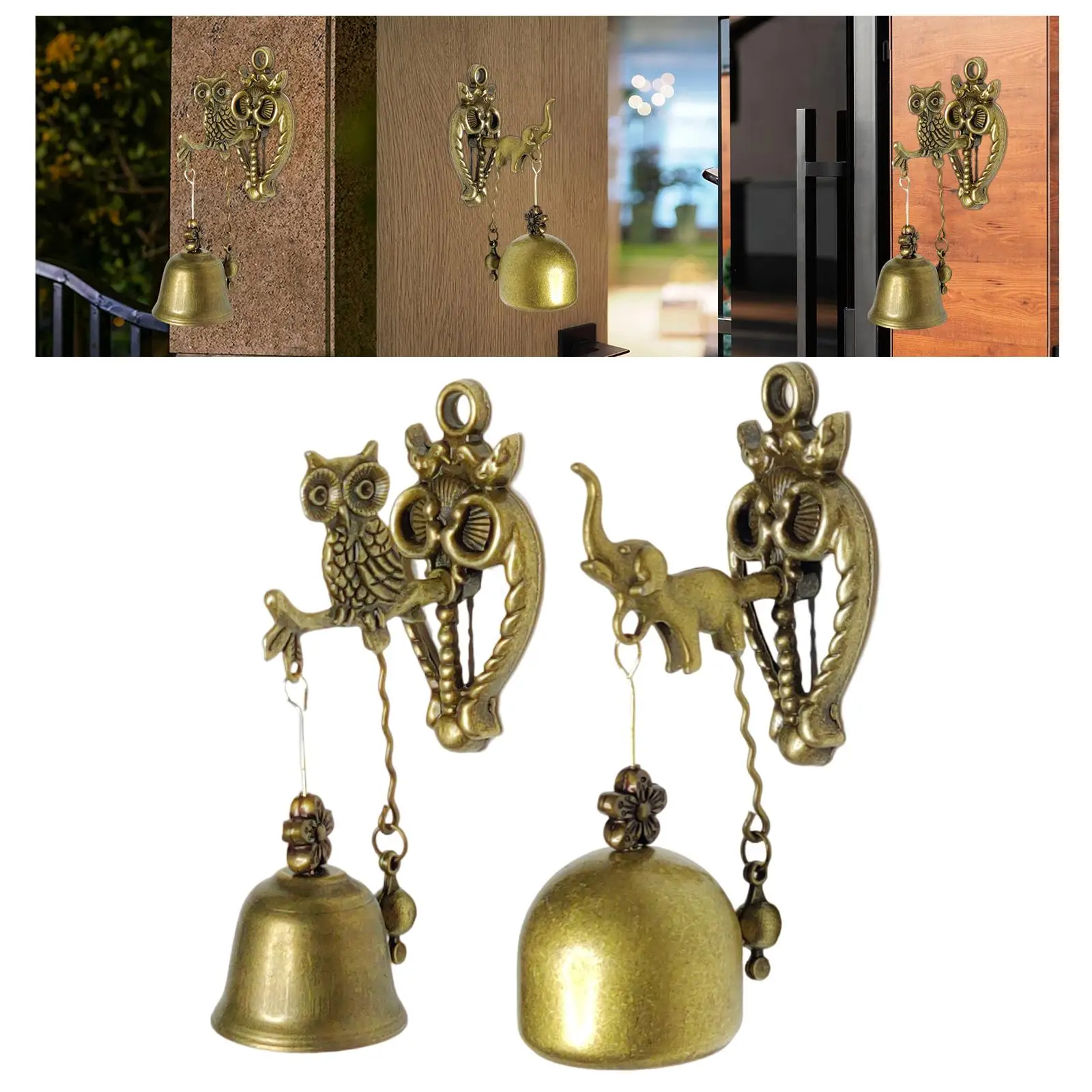 Antique Style Shopkeepers Bell Front Door Porch Bell Villa Shops Gate