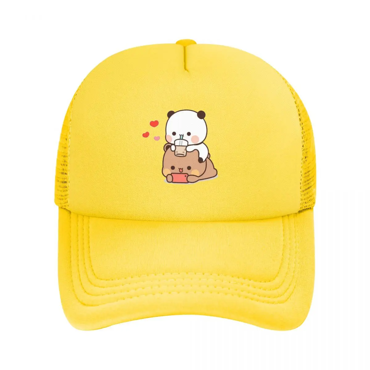 Bear And Panda Bubu Dudu Balloon Mesh Baseball Caps Snapback Baseball Hats Casual Casquette Outdoor For Men's And Women's