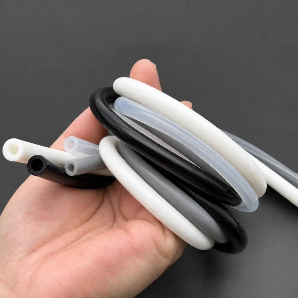 Food Grade Silicone Tube ID 2 3 4 5 6 8 10 12mm Drink Pipe Water Connector Nontoxic Odorless Soft Pipe Flexible Silicone Hose