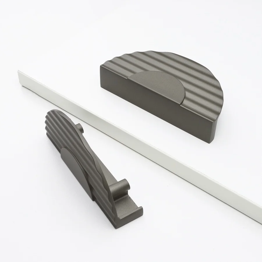 Maniglie per mobili solide a semicerchio francese Maniglia per porta dell'armadio in lega di zinco di fascia alta Manopola per armadio da cucina e cassetto semicircolare