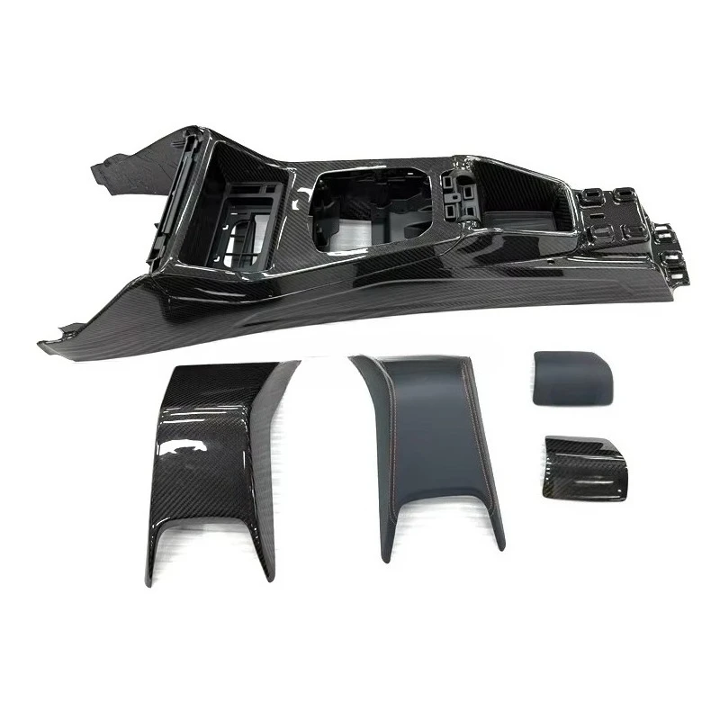 For  3 4 Series G20 G22 M240 M2 G87 M3 G80 M4 G82 CSL Style Dry Carbon Fiber Center Console Interior Accessories
