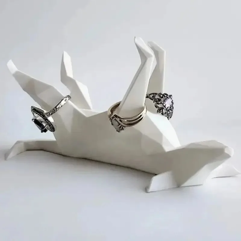 

Dog And Cat Ring Holder Hand Bangle Jewelry Display Stand Dog Model Art Supply Jewelry Bracelet Ring Display Stand Model Holder