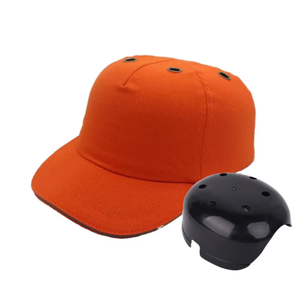 ABS Inner Shell Safety Hard Hat Top 6 Holes Adjustable Strap Safety Baseball Caps Hard Cap Shell Head Protective Safety Helmet