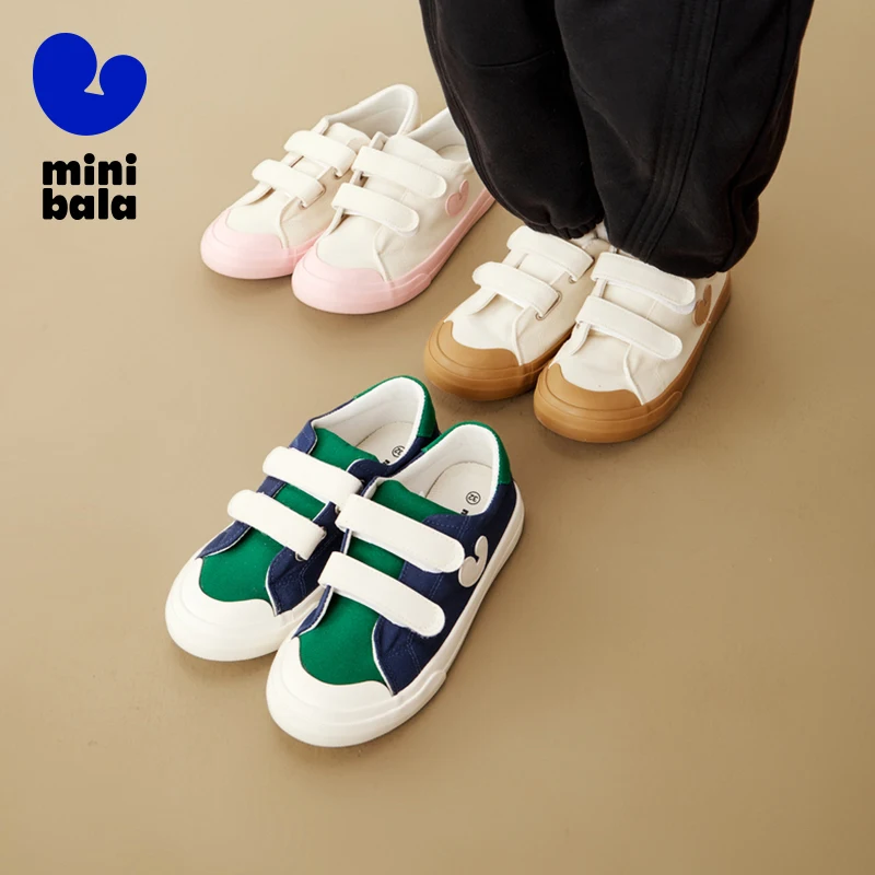 Mini Bala Canvas Shoes Unisex Kids Bacteria-inhibiting and Anti-slip Children\'s Shoes Lightweight and Comfortable Shoes 2024 New