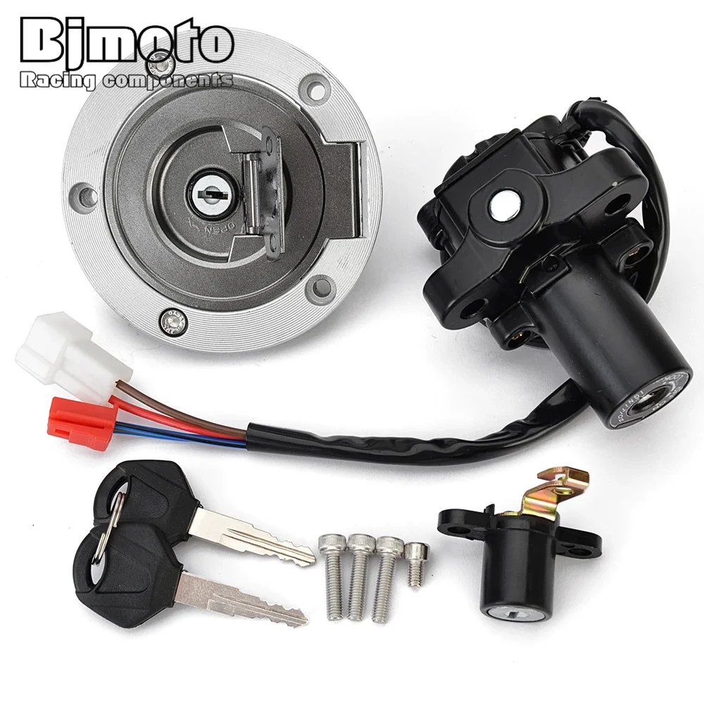 

Motorcycle Fuel Gas Cap Ignition Switch Seat Lock with Key For Yamaha XT660 XT660Z Tenere MT03 MT-03 YZF R6 R1 FJ09 FZ09 FZ07