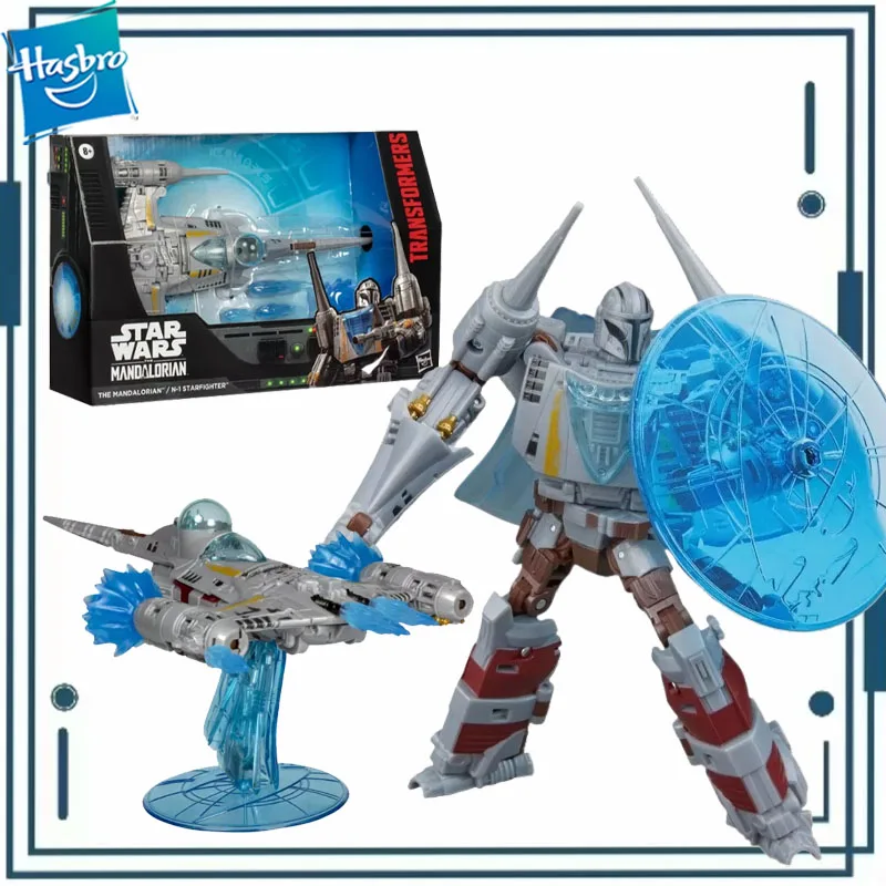 

Hasbro Original Transformers Star Wars The Mandalorian N-1 Starfighter Action Figure Toys for Boys Girls Gift Collectible Model