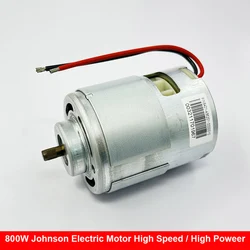 800W High Power Johnson Electric Motor 58mm/60mm High Speed Engine DC 12V 14.4V 18V 24V Large Torque DIY Drill Garden Tools Saw