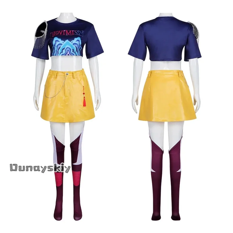 2025 22 cos caçadores superstar lumi mira zoe cosplay traje anime role-play kpop demônio conjunto completo menina grupo terno feminino halloween