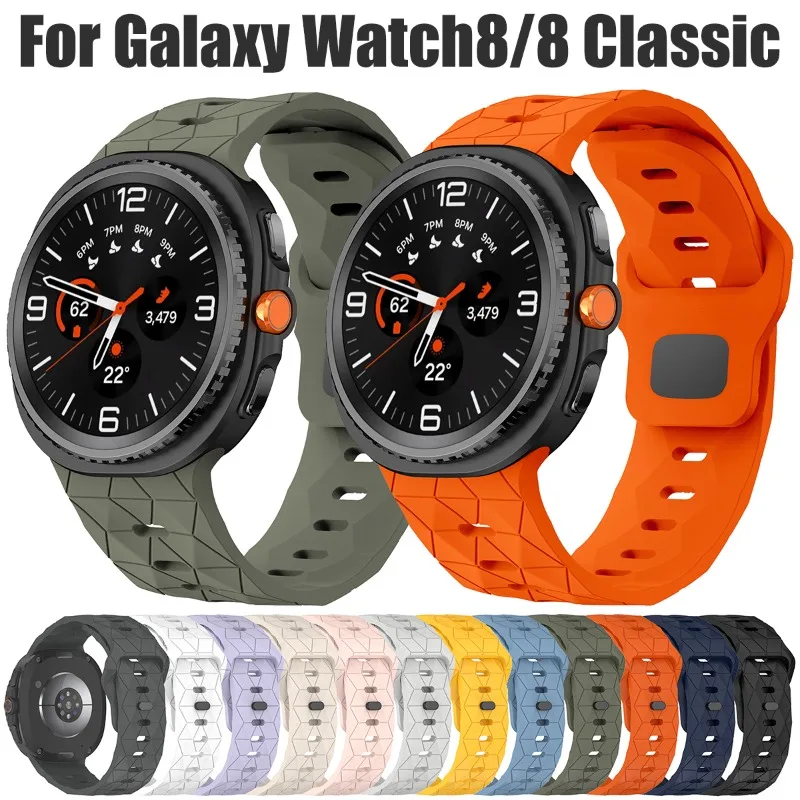 Silikon-Sportuhrenarmband für Samsung Galaxy Watch 8 40 mm 44 mm Armband Armbänder Galaxy Watch 8 Classic 46 mm Armband Uhrenarmband