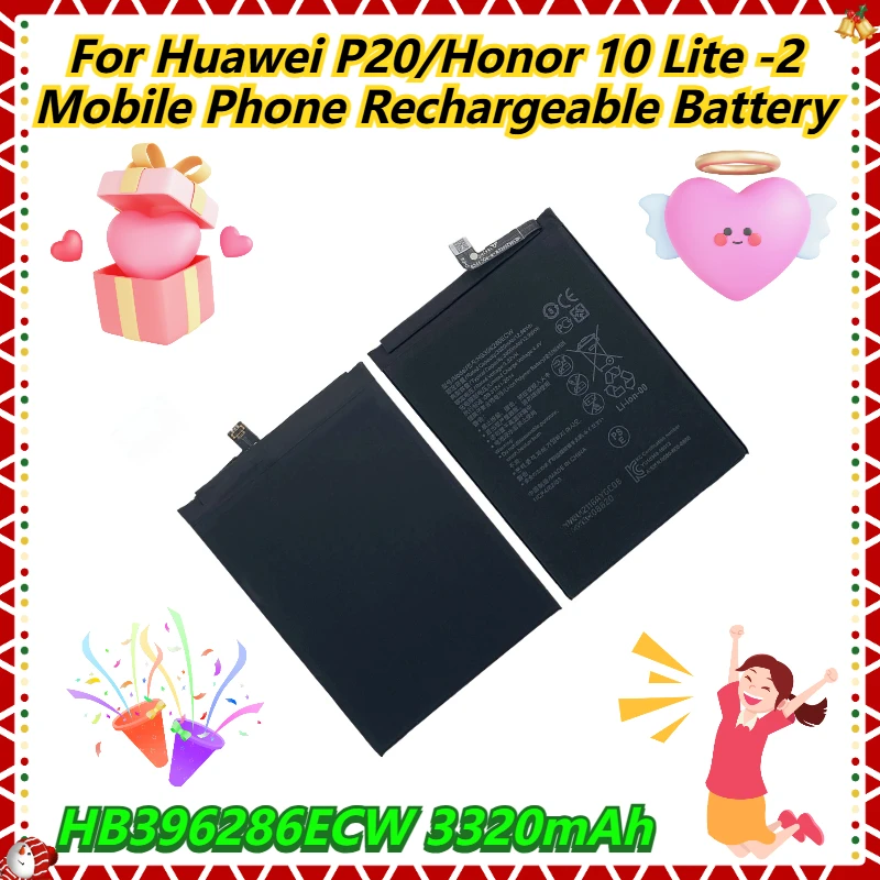 

For Huawei P20/Honor 10 Lite -2 Mobile Phone Rechargeable Battery HB396286ECW 3320mAh