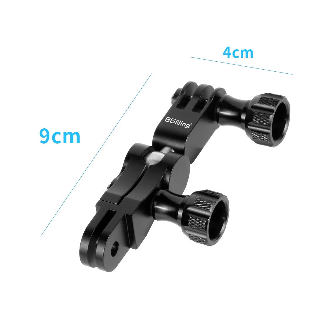 Supporto adattatore per giunto rotante a 360 gradi in lega di alluminio per Gopro Hero 12 11 10 Max XiaoYi SJCAM SJ4000 accessorio per Action cam