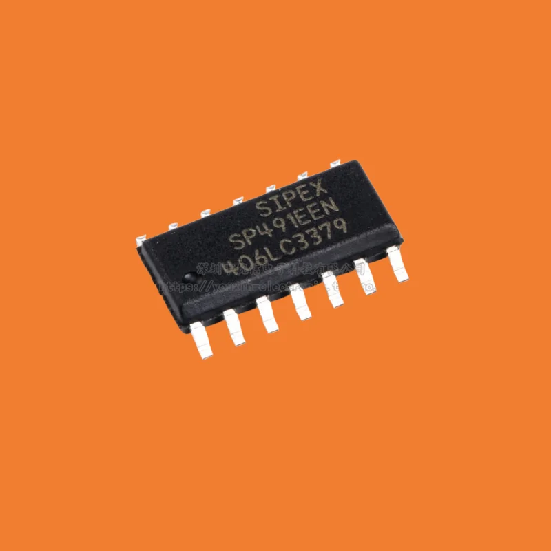 10pcs/Original genuine SMT SP491EEN-L/TR SOP-14 full duplex RS485 transceiver chip