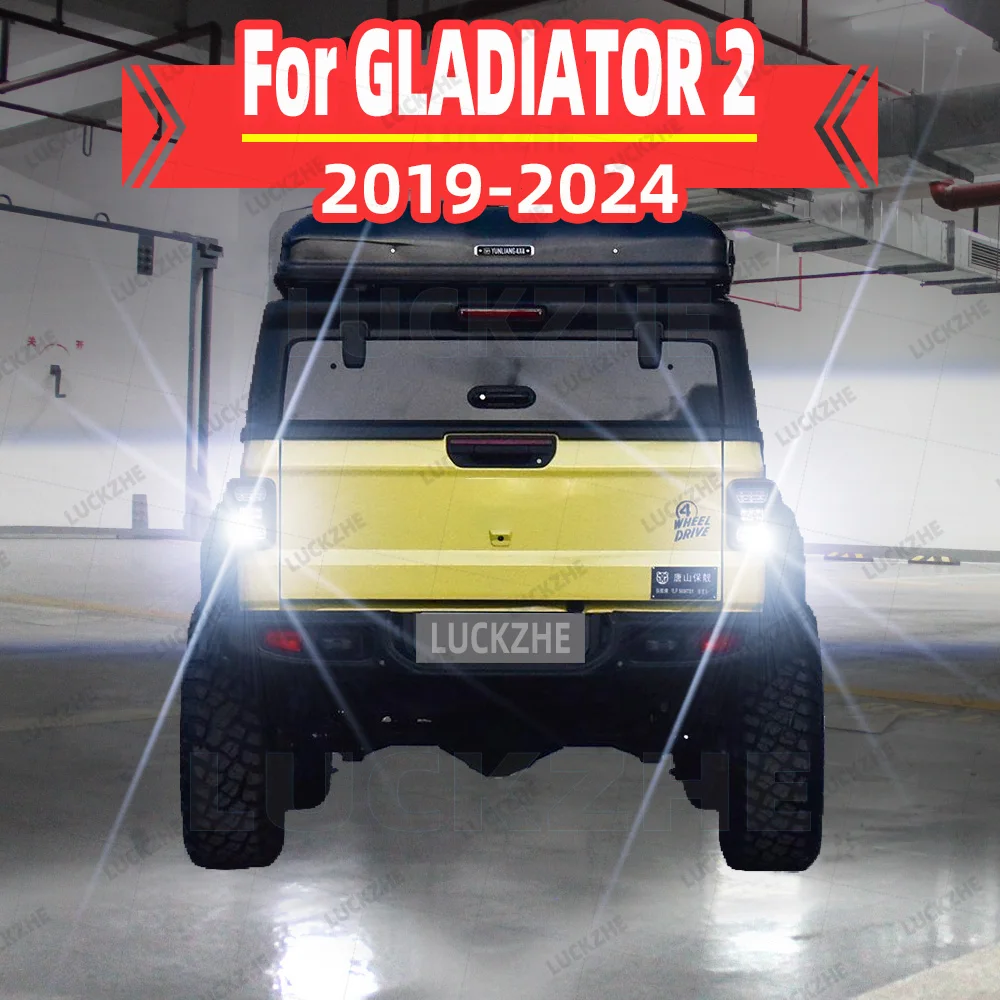 

2pcs Led Reverse Light For Jeep GLADIATOR 2 Car Backup Back Up Lamp 2019 2021 2022 2023 2024