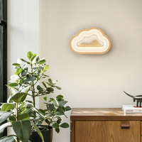 Cloud Shape Led Wall Lamp Modern Cream Style Wall Lights For Bedroom Living Room Hallway Room Decor Indoor Lighting Fixtures