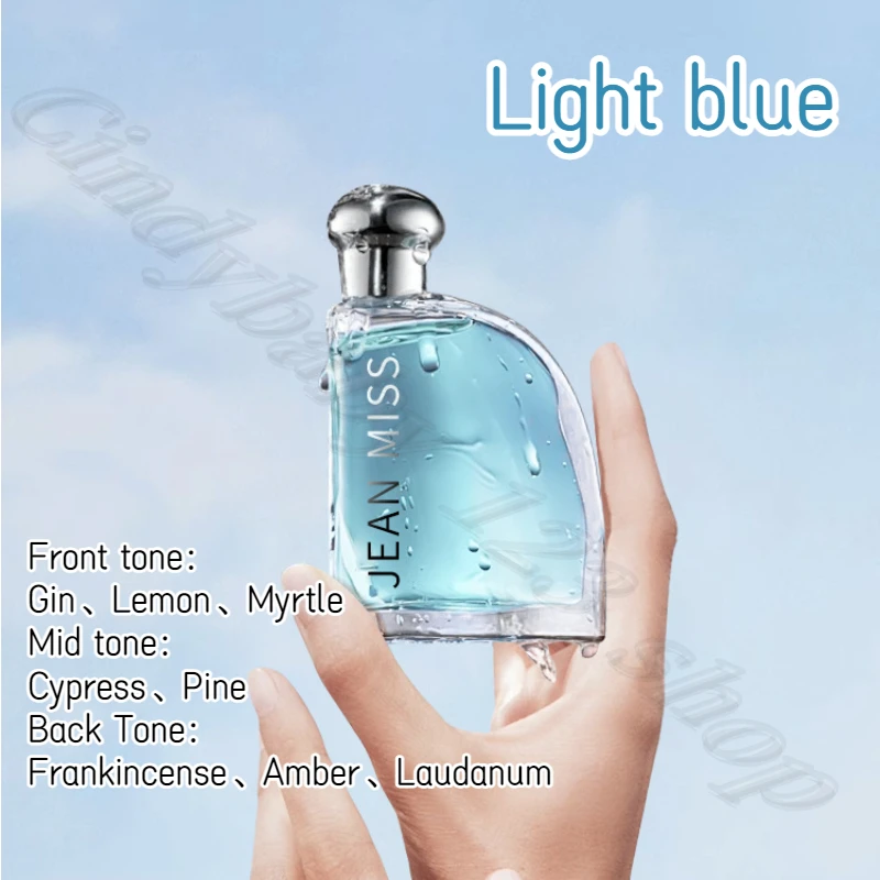 Senior Men's Blue Ocean Perfume Fresh Ocean Flavor Fragrance Lasting Mold Body Flavor 100ml