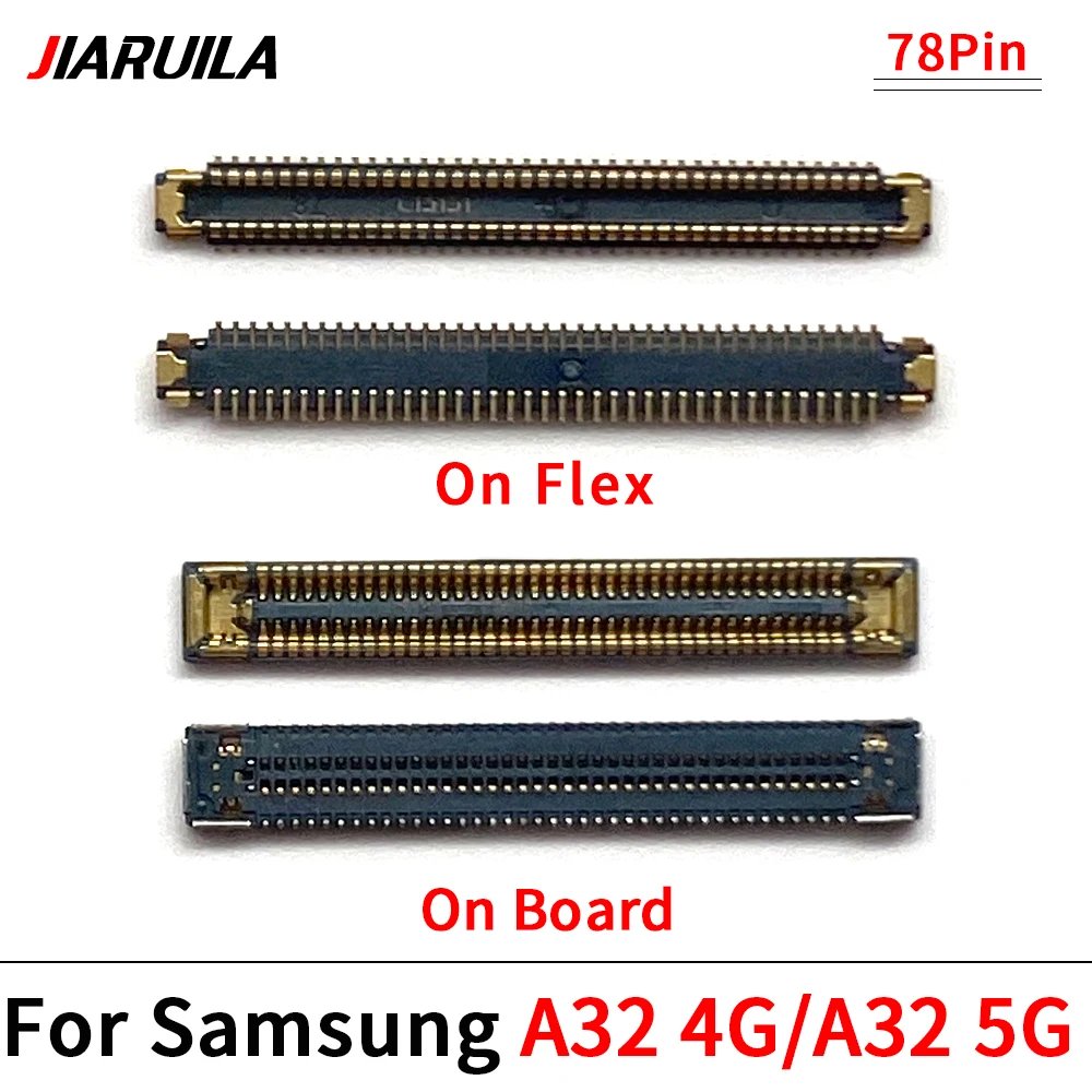 Lcd FPC Connector For Samsung A02S A01 A03 Core A03S A10S A32 4G 5G Display Screen On Motherboard