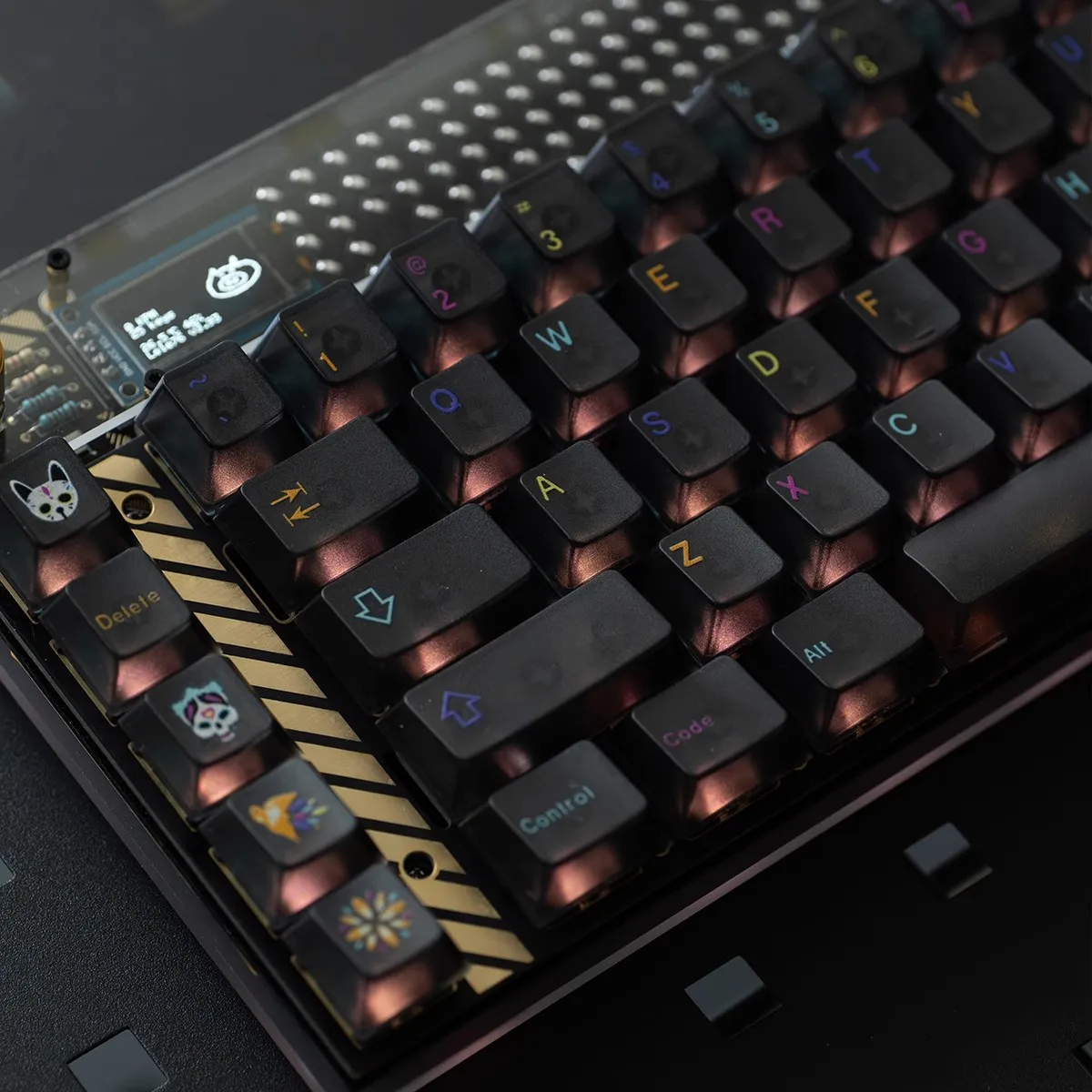 Gmk Mictlan 136 Keys Pbt Keycap Dye-Sub Cherry Profile Keycaps For 61/64/68/75/84/87/96/104/108 Etc Mechanical Keyboard - Image 3