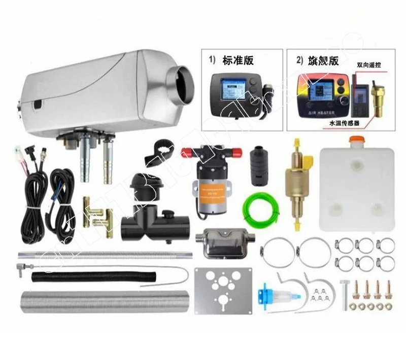Parking Heater Diesel Fuel Warm Air 12v24v Truck RV 8 KW Air Diesel Water Heater Integrated Machine Heating