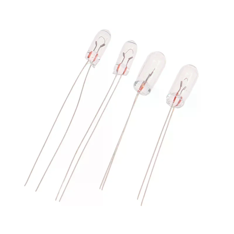 20 Stück Miniatur 3/4 mm 6 V 12 V Lampe Glühbirne Edison Glühlampen Filament Reis Miniaturbirne