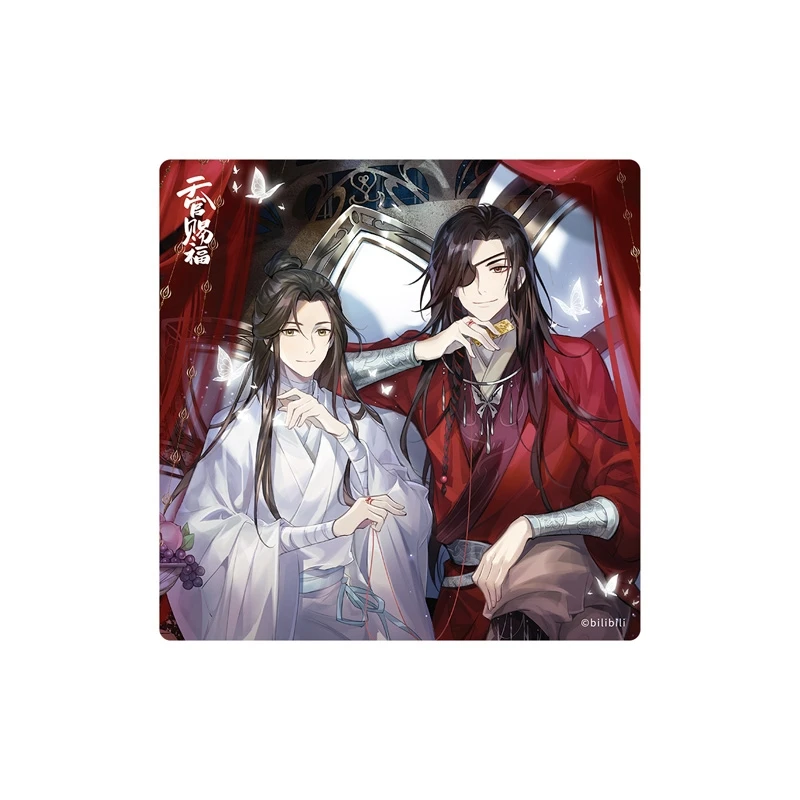 Anime Tian Guan Ci Fu/Heaven Official's Blessing Hua Cheng Xie Lian Cosplay Square Scarf High Appearance Level Delicacy Cartoon