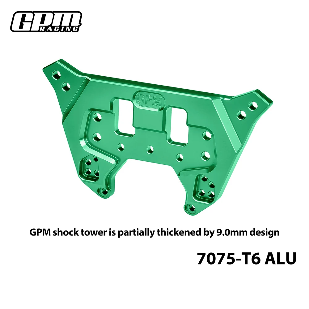 GPM Alloy 7075 Rear Shock Absorber Brackets 9mm MTV6030 For ARRMA 1/7 TALION EXB V6 RC Model Car Accessories