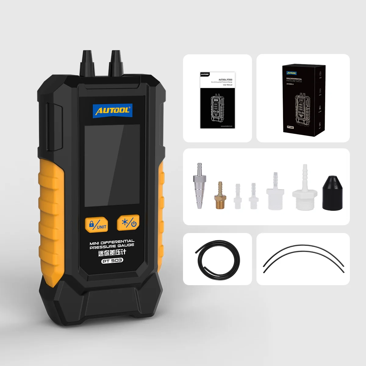 car differential  negative pressure gauge, engine intake system vacuum booster differential pressure gauge Diagnostic Tools