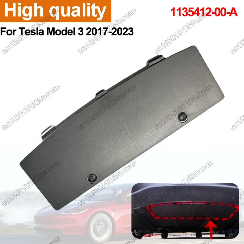 1135412-00-A Rear Bumper Tow Hitch Hook Cap Cover Trim For Tesla Model 3 2017-2023 113541200A Lower Shield Cover Replacement