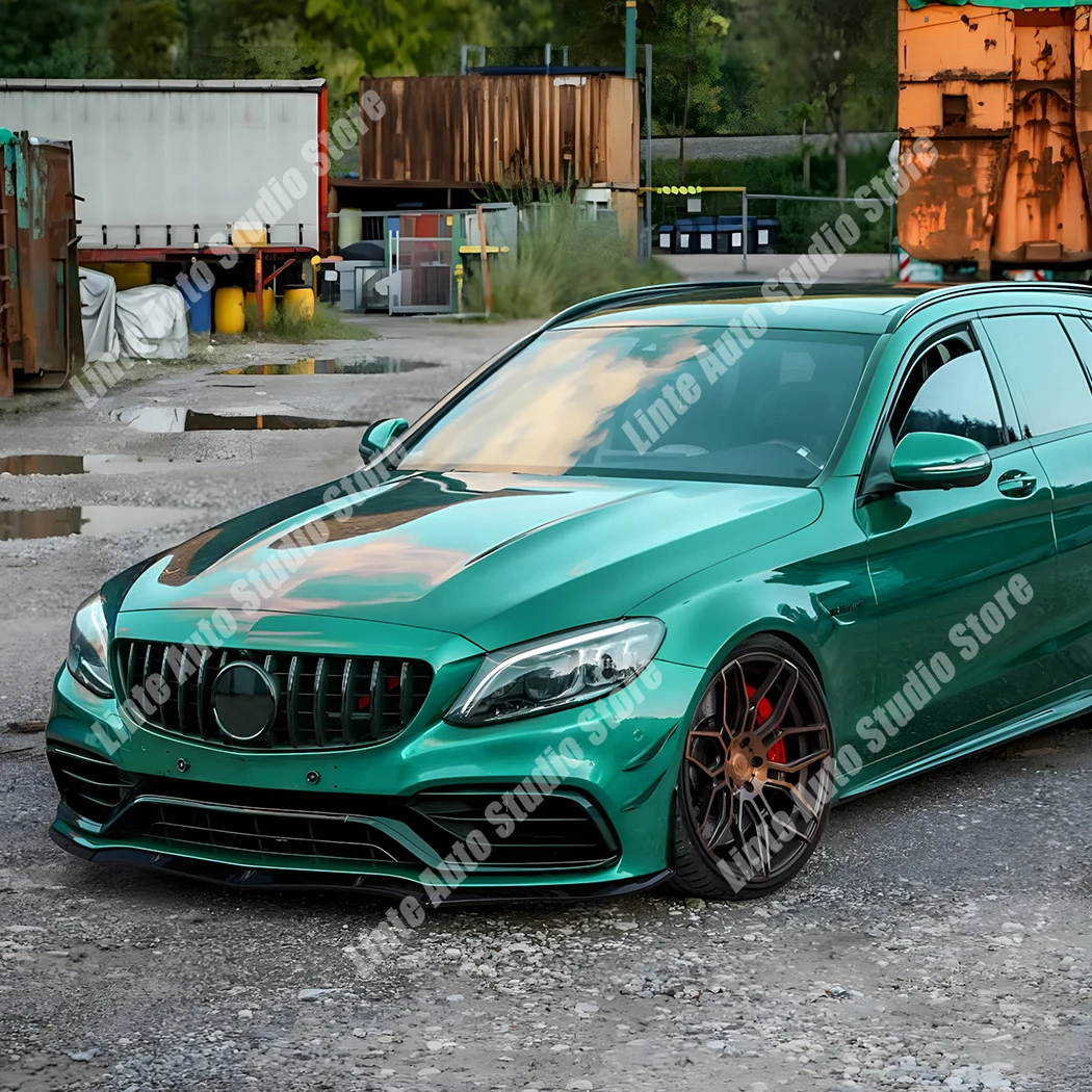 

Спойлер на передний бампер для Mercedes-Benz C Class 4Door W205 S205 C63 C63s AMG 2015-2022, сплиттер, автомобильный сепаратор, комплекты кузова