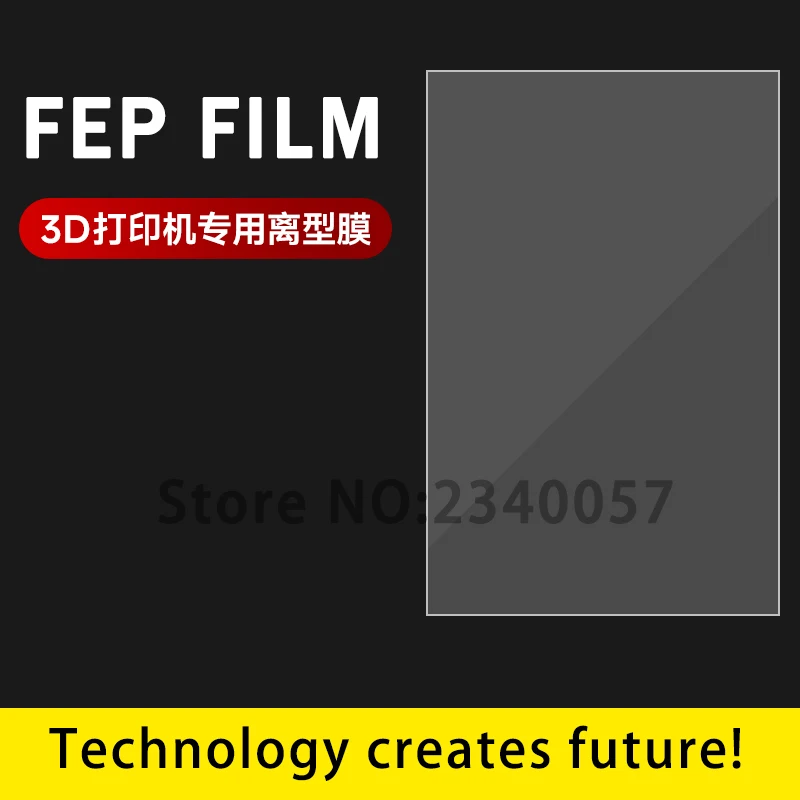 

FEP FILM for 3d printer fep sheet 0.1mm0.15mm 0.2mm 200*280 210*290mm High transparent and high temperature Printer consumables