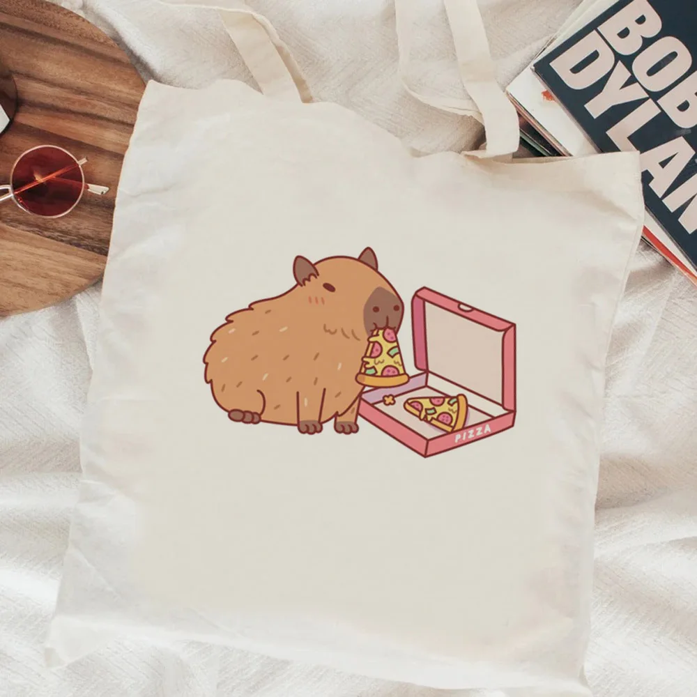 Capybara shopping bag shopping tote recycle bag shopper handbag bolsa bag ecobag boodschappentas shoping custom