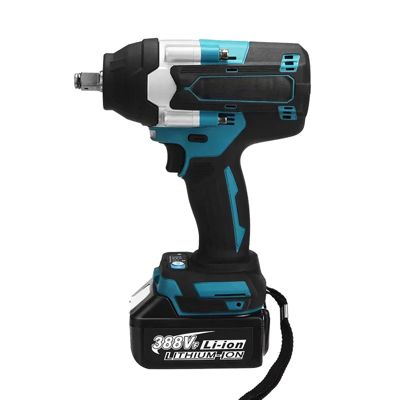 

3/4" High Power Rechargeable Lithium Brushless Impact Wrench 2000N.M Torque Heavy Duty Cordless Wrench for Auto Repair