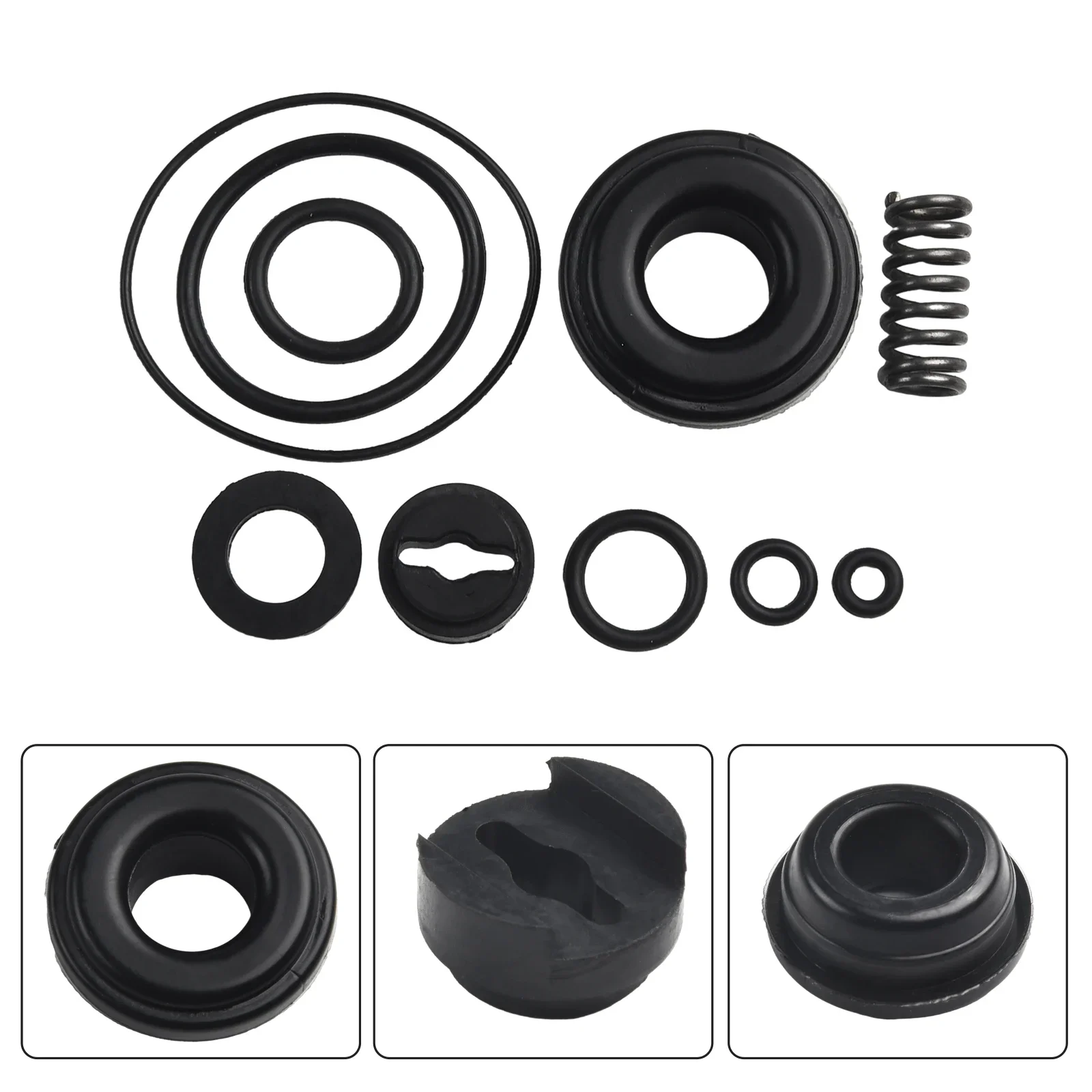 

Pneumatic Nailer Air Nailer Repair Kit Accessory Kits Rubber/Metal Seal Fittings F30/422/1013/625/T50/ST64/N851 New