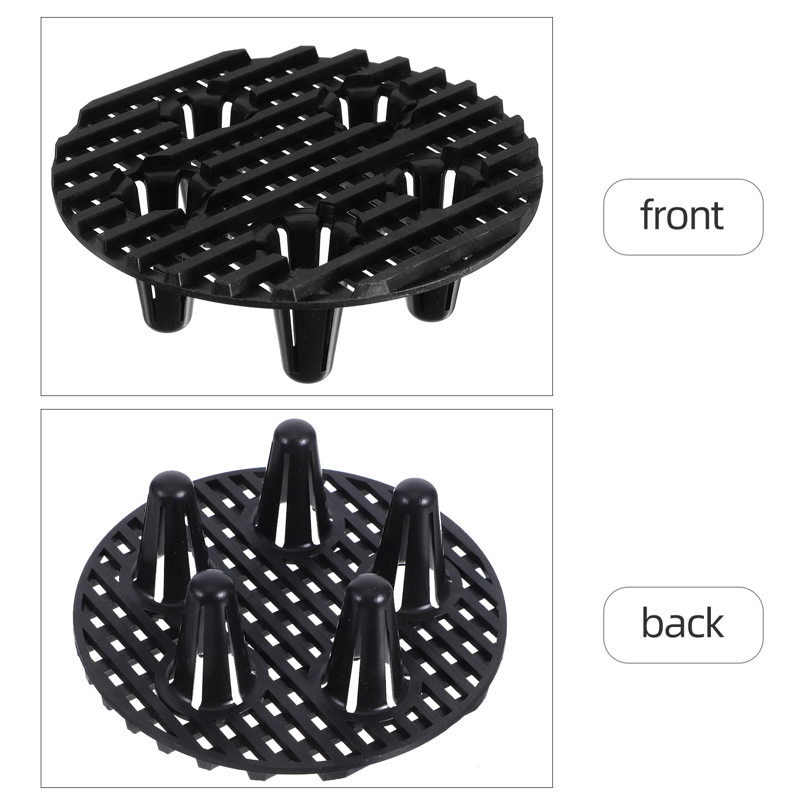 10 pçs plástico vaso de flores pés para uso ao ar livre jardim durável planta riser suporte elevador anti-skid pátio deck