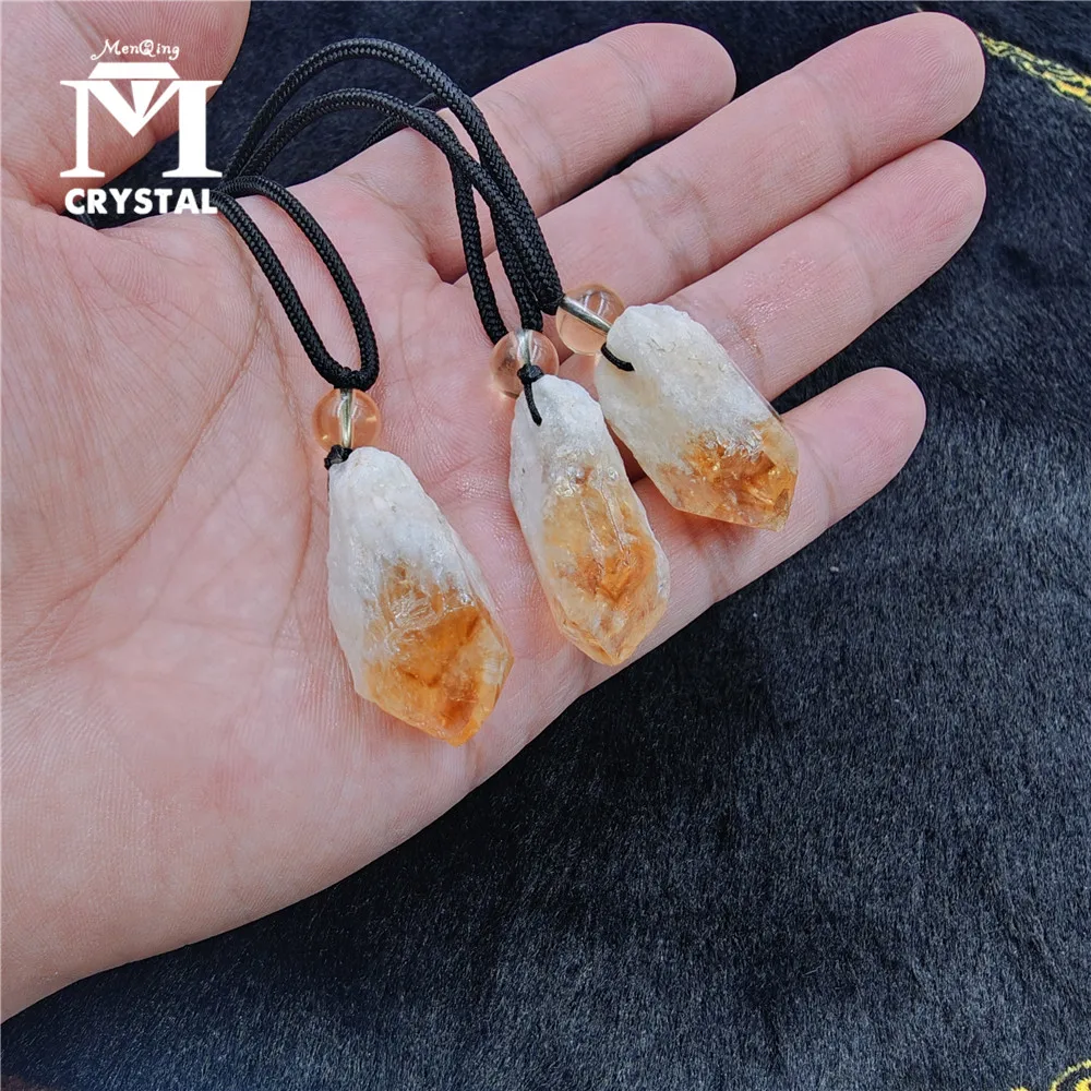 1PC Natural Citrine Rough Raw Stone Ornament Mineral Reiki Healing Crystal Ornament Men Women Gifts Decoration