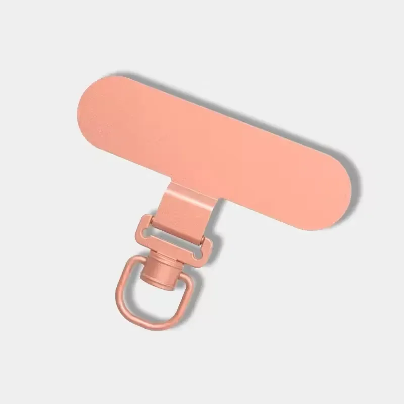 360 °   Draaibare telefoonkoord Clip Patch Ultradunne roestvrijstalen telefoonhoes Hangende touwkaart Anti-verloren riem Vaste pakking