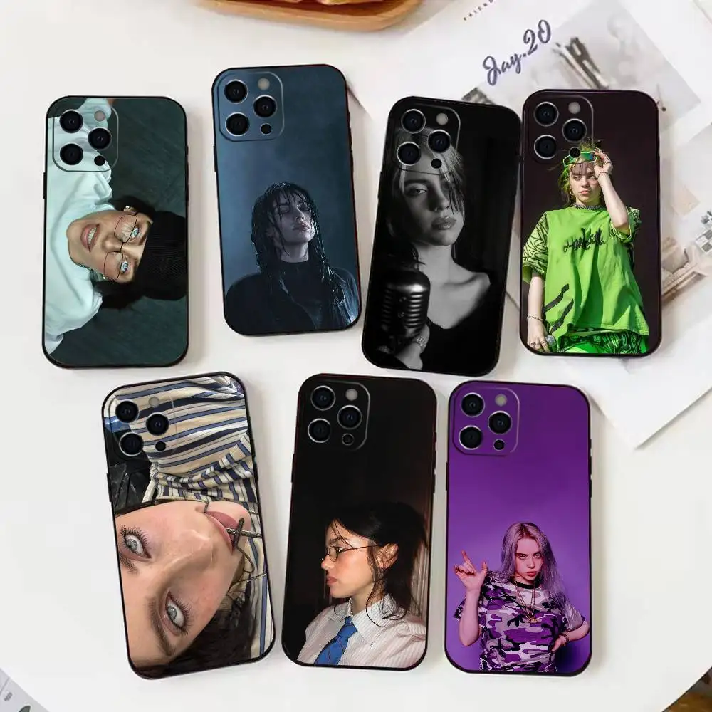 Hot LUNCH B-VERWINDINGEN zanger Telefoon Case Voor iPhone 17 16 15 14 13 12 Max Plus Siliconen Zwarte Cover