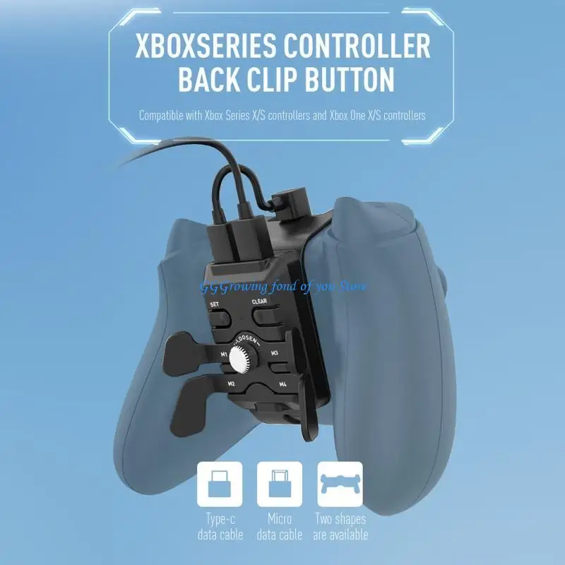H9EB تمديد مفاتيح وحدة التحكم سلسلة X/S GAMEPAD الزر "مرفق" عصا الخلفية الدعم الزر "توربو"
