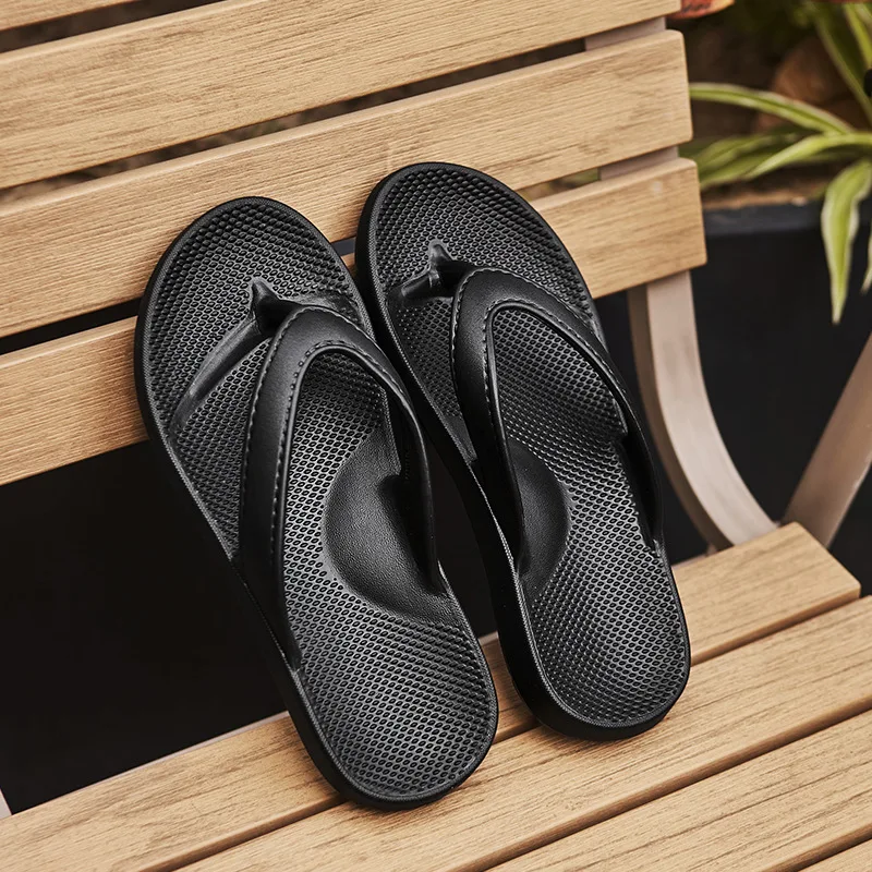 Chanclas para hombre, cómodas, antideslizantes, duraderas, zapatillas de ocio, moda para la playa y exteriores, mantienen los pies frescos, zapatos de verano para parejas