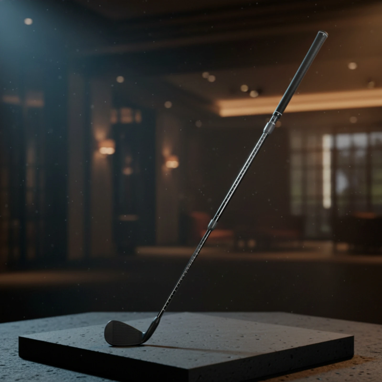 Telescopic Golf Training Club Non-Slip Indoor Golf Training Club Ergonomic Handheld for Beginners, Home, Travel